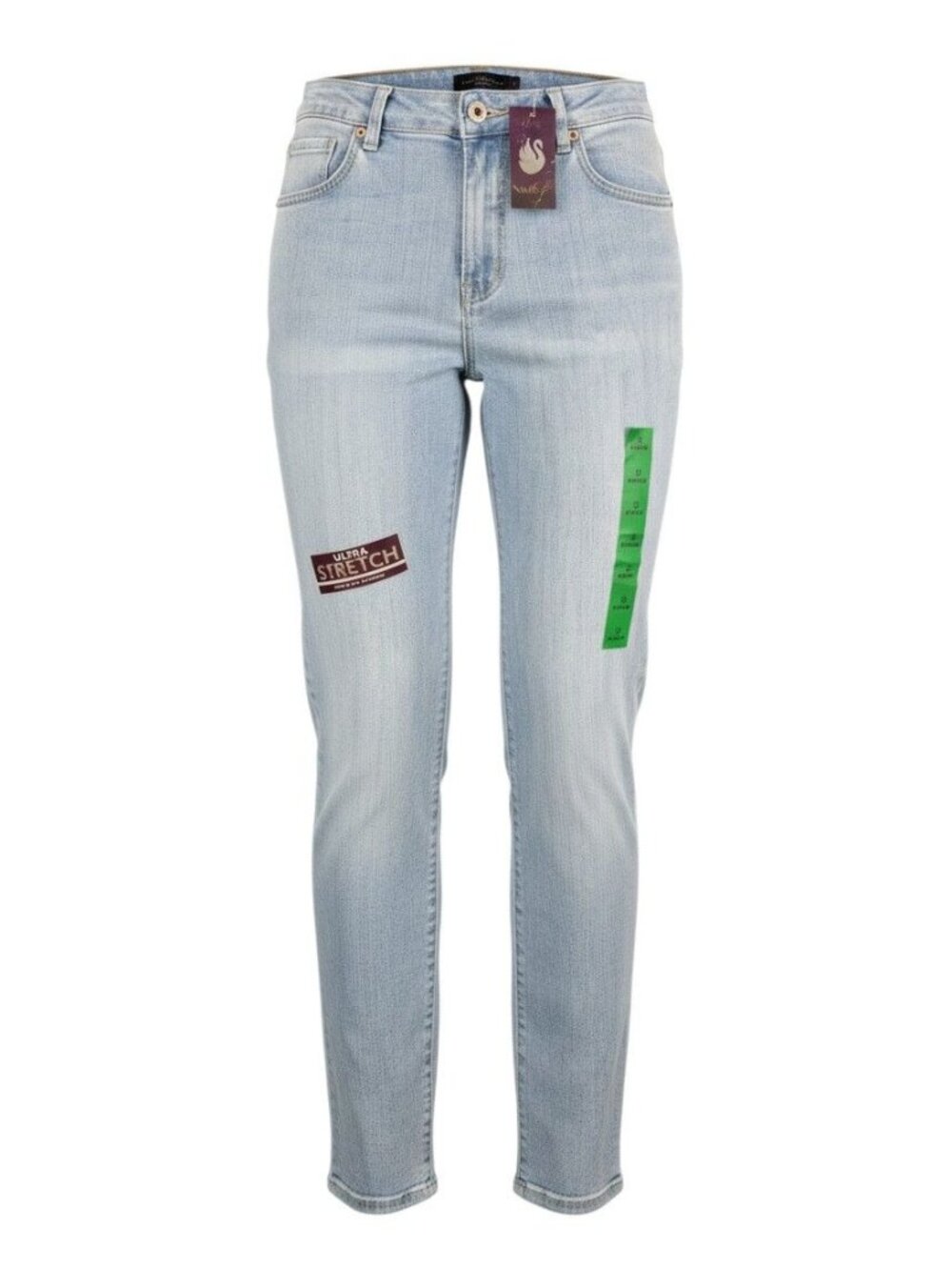 Gloria Vanderbilt Womens Light Wash Ultra Stretch Jeans Size 12 Average NWT